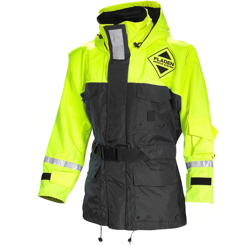 FLADEN Floatation Jacke 846 Schwarz/Gelb Gr&ouml;&szlig;e XL