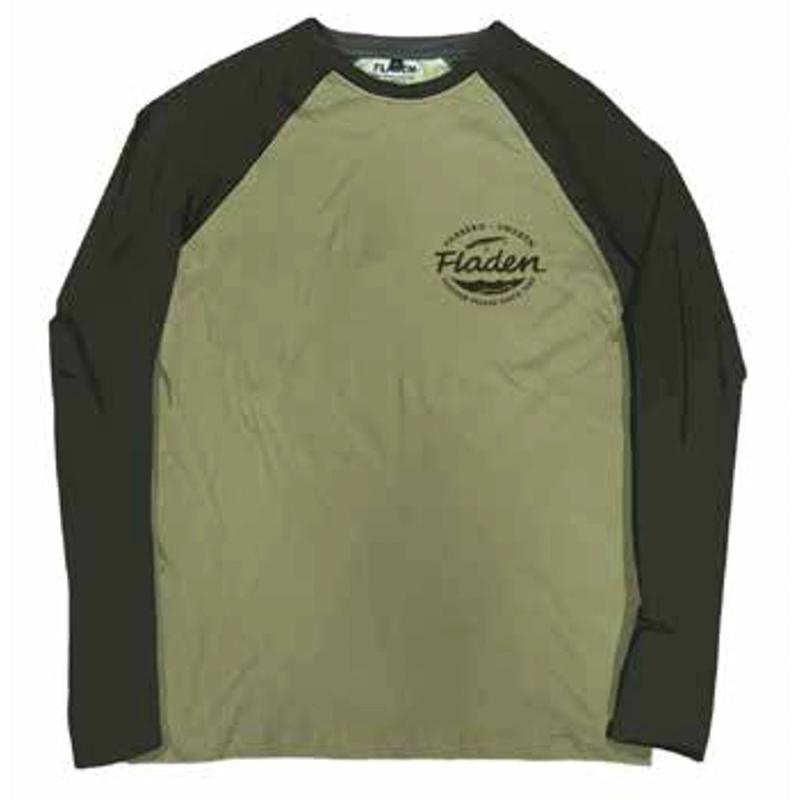Produktbild Fladen T-shirt long sleeve duo green pike XXL