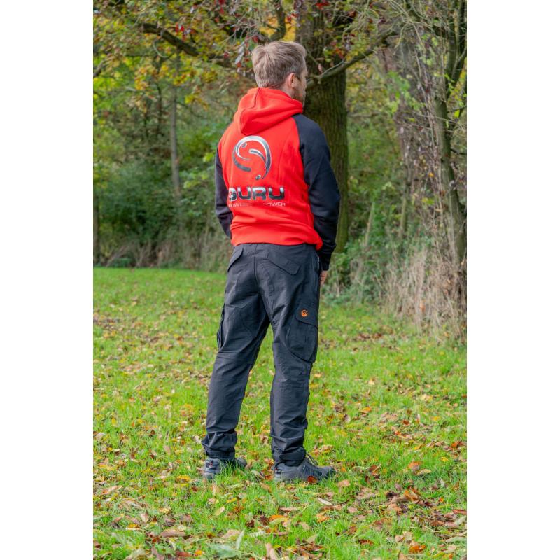 Guru Hoodie Red/Black XL