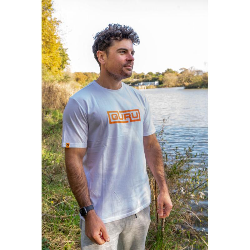 Guru Gradient Connect Tee White XL
