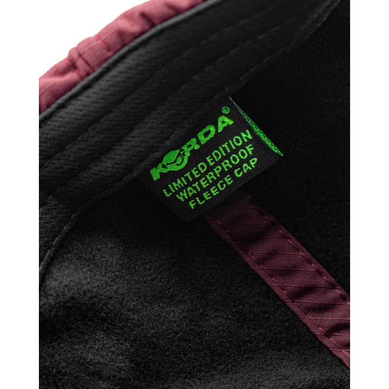 Korda LE Fleece Waterproof Cap Burgundy
