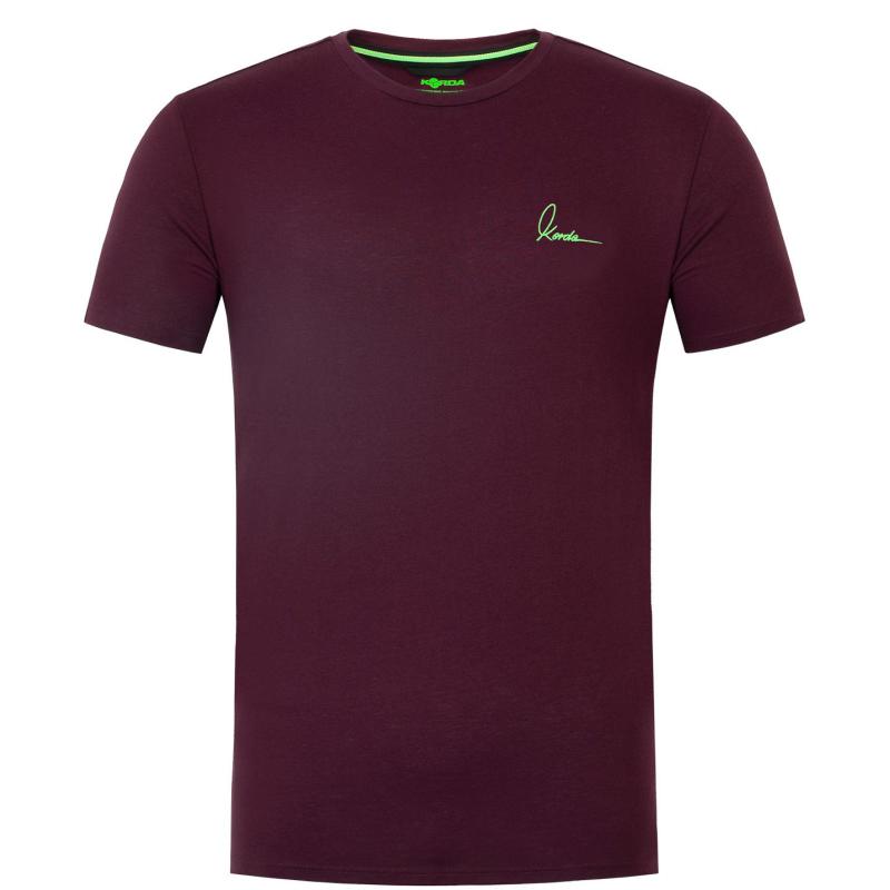 Korda Minimal Tee Burgundy S