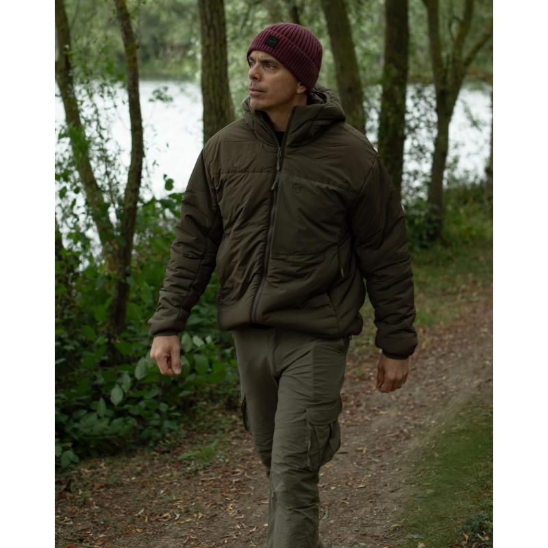 Korda Insulated Hooded Jacket Dark Olive S