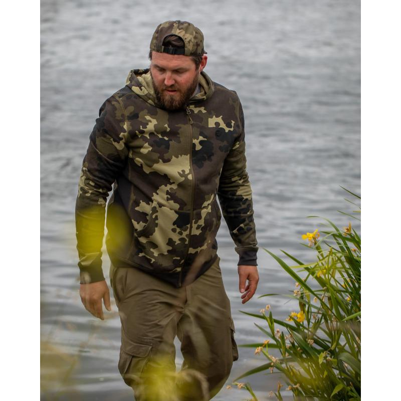 Korda Zip Hoodie Dark Kamo XXXL
