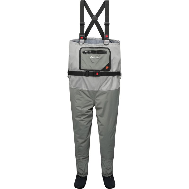 Mikado Wathose - Atmungsaktiv mit Neopren-Socken - Gr&ouml;&szlig;e XL -
