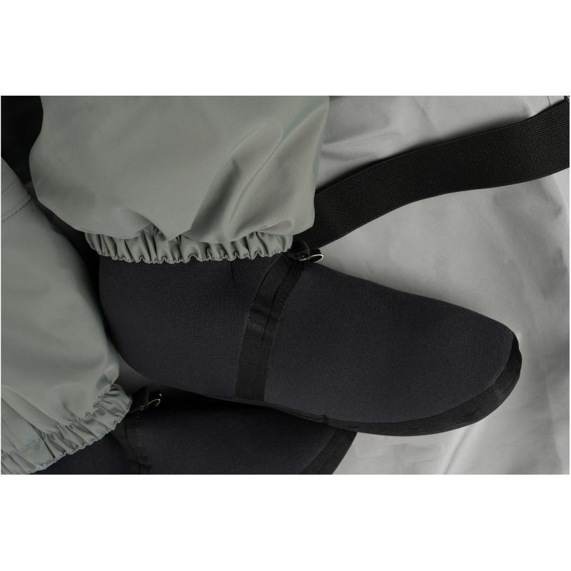 Mikado Wathose - Atmungsaktiv mit Neopren-Socken - Gr&ouml;&szlig;e XL -