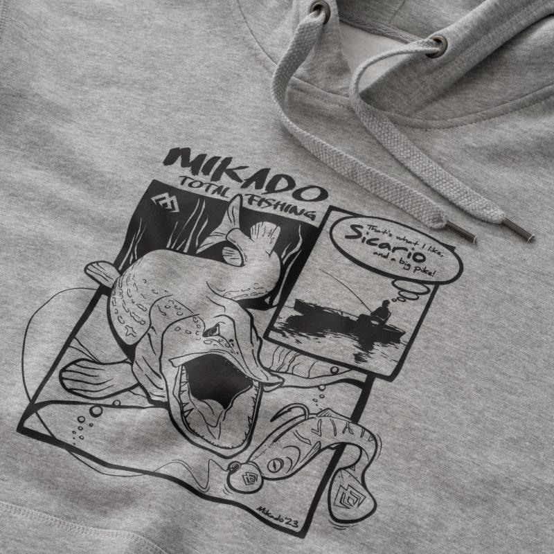 Mikado Hoodie - Sicario Size M - Grey - 1 Pcs.