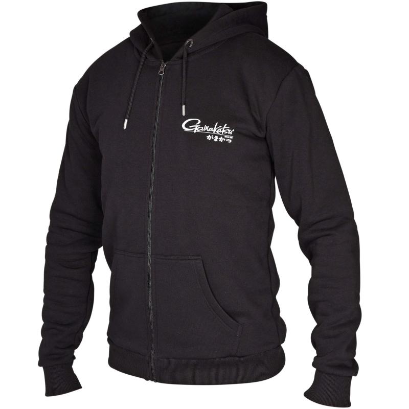 Gamakatsu Hoodie Classic Jp Zipped Black M