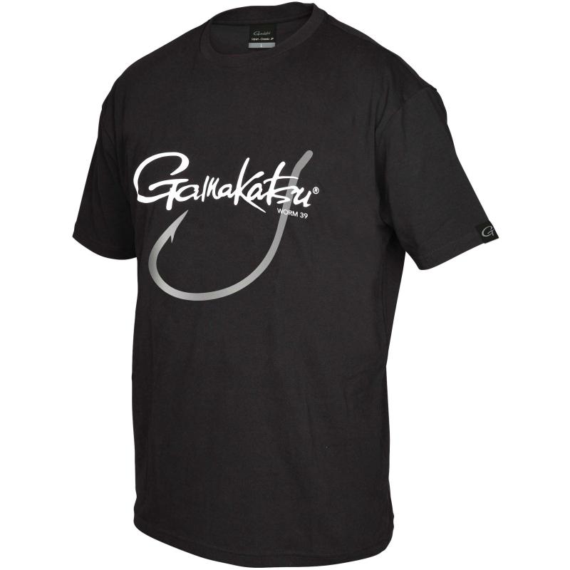 Gamakatsu T-Shirt Worm 39 Black L