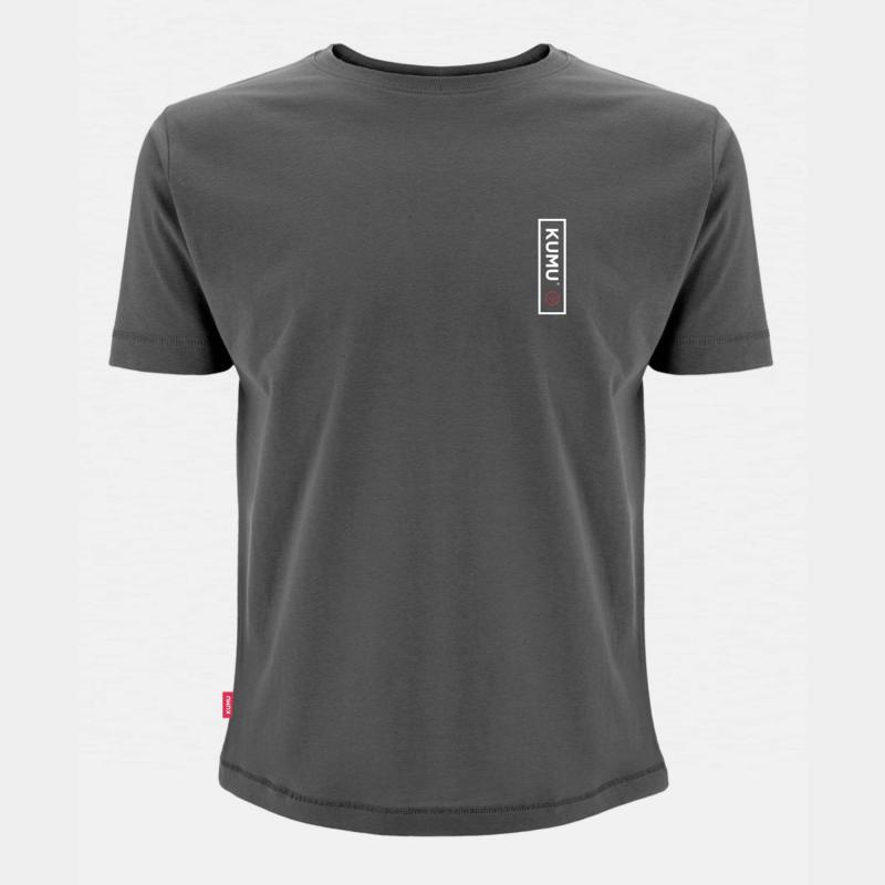 KUMU  Rising Sun Grey Tee Large