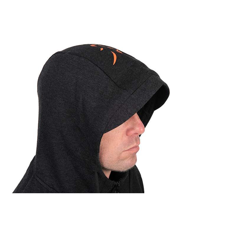 Fox Collection LW Hoody - Black / Orange - 2XL