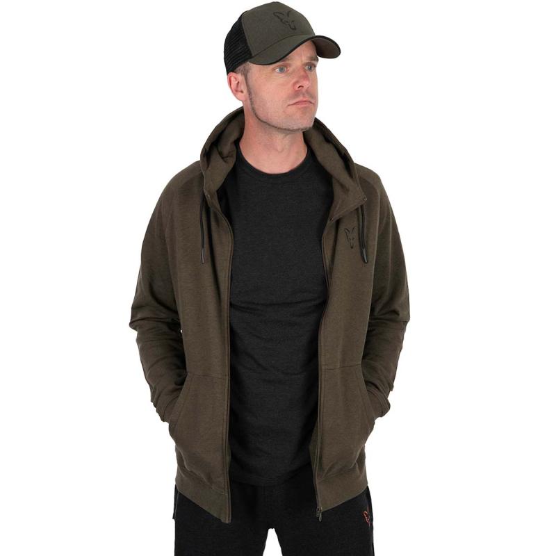Fox Collection LW Hoody - Green / Black - 2XL