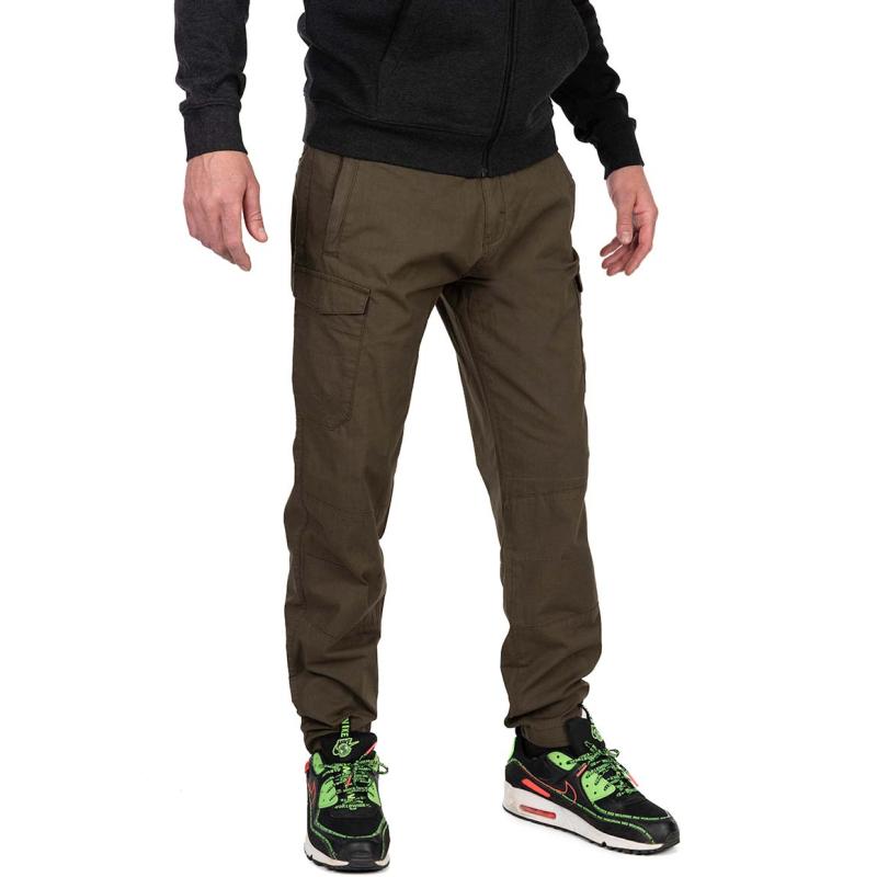 Fox Collection LW Cargo Trouser - Green / Black - S