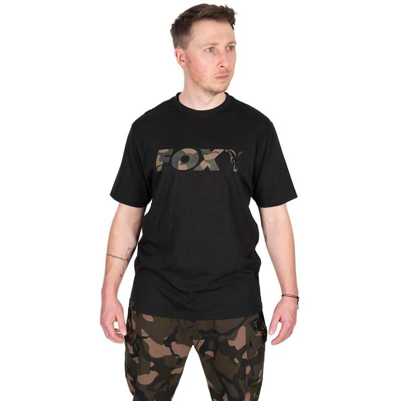 Produktbild Fox Black / Camo Logo T SMALL