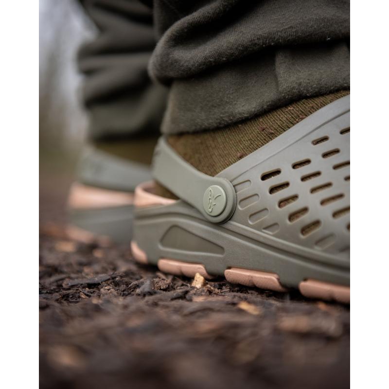 Fox Khaki Clogs UK 9/EU 43