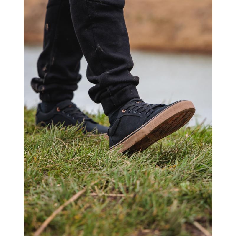 Fox Black Canvas Shoe UK 11/EU 45