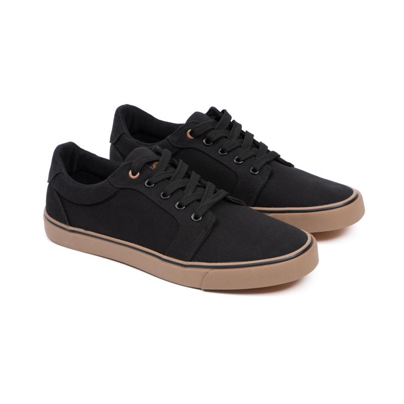 Fox Black Canvas Shoe UK 12/EU 46