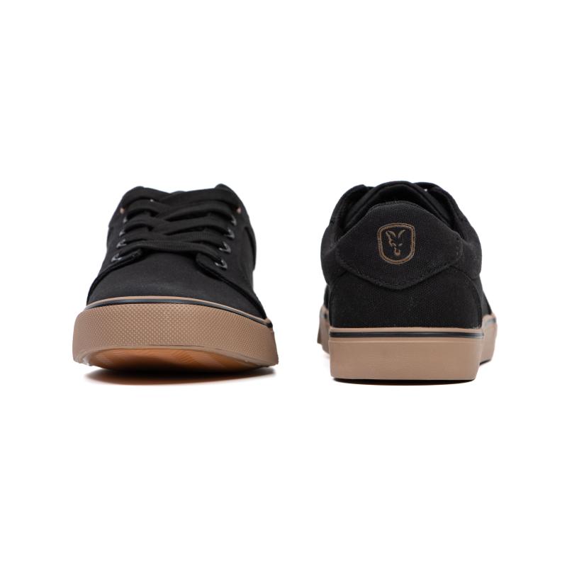 Fox Black Canvas Shoe UK 12/EU 46
