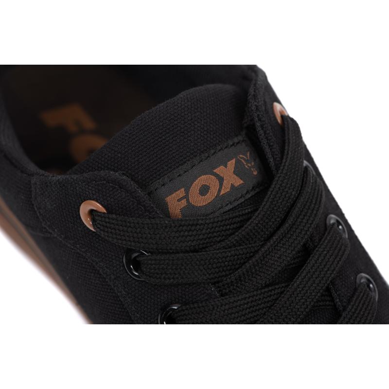 Fox Black Canvas Shoe UK 12/EU 46