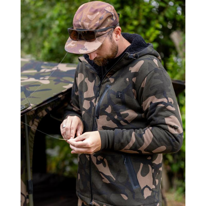 Fox Camo Full Zip Prem Sherpa 310 Hoodie 3XL