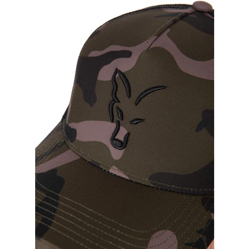 Fox Black Camo Trucker