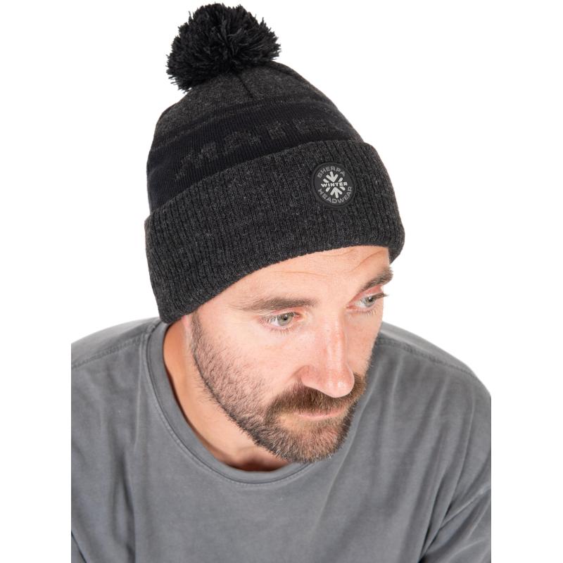 Matrix Grey Sherpa Bobble Hat