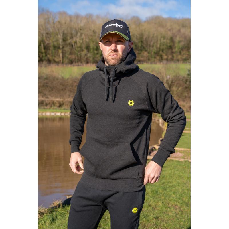Matrix Black Marl Hoody M