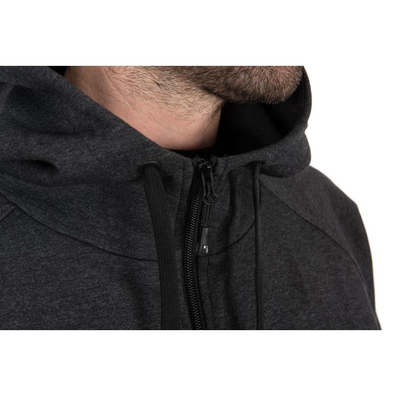 Matrix Charcoal Marl Zip Hoody XL