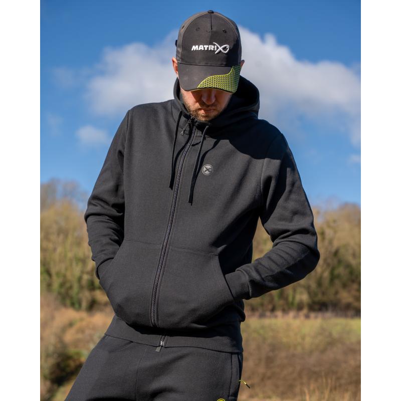 Matrix Black Stealth Zip Hoody XXL