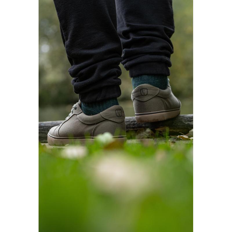 Fox Khaki Canvas Shoe UK/EU 9 / 43