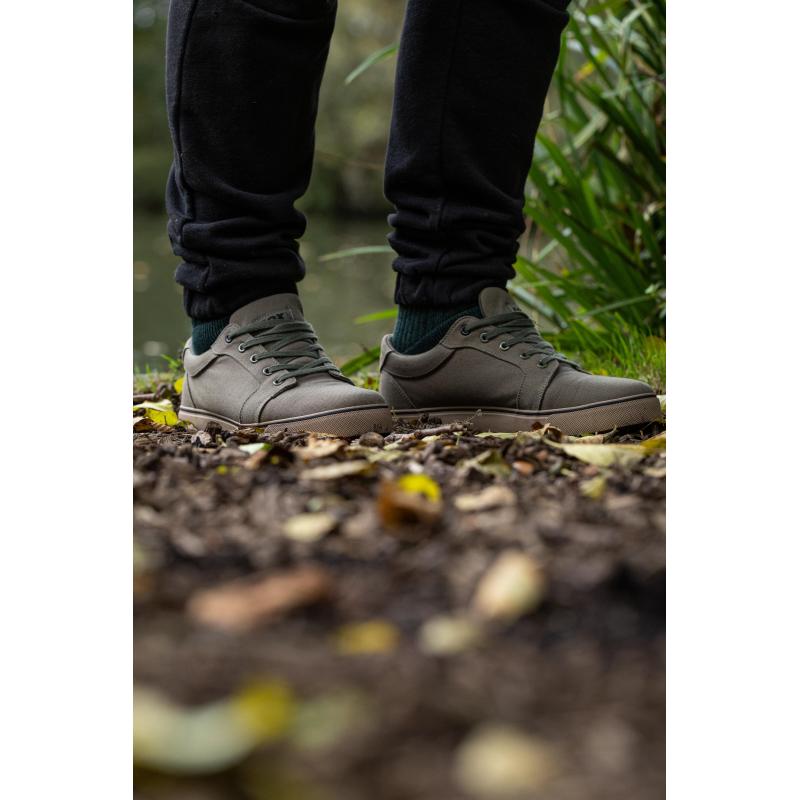 Fox Khaki Canvas Shoe UK/EU 11 / 45