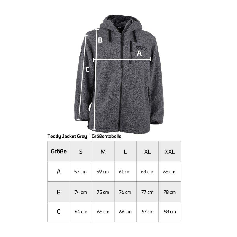 Zeck Teddy Jacket ZECK Grey XXL