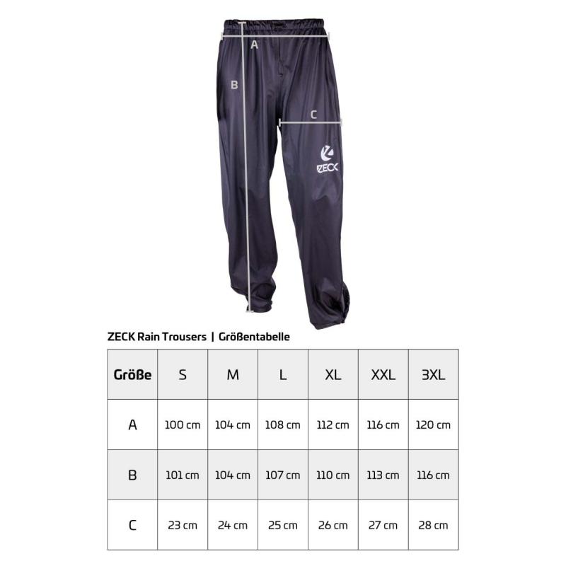 Zeck Rain Trousers ZECK XXL