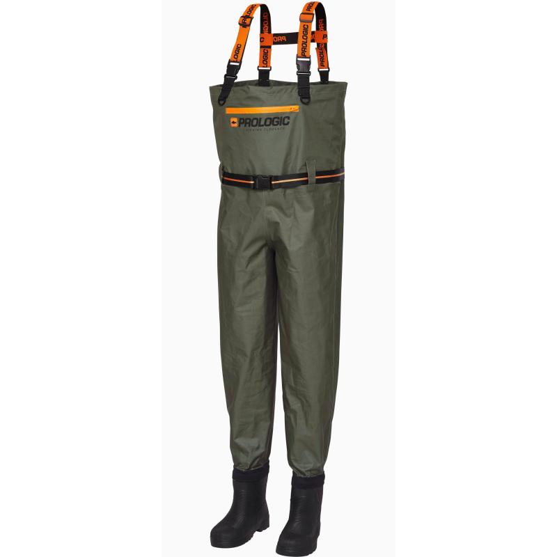 Prologic Inspire Chest Bootfoot Wader Eva Sole L 42-43 Green