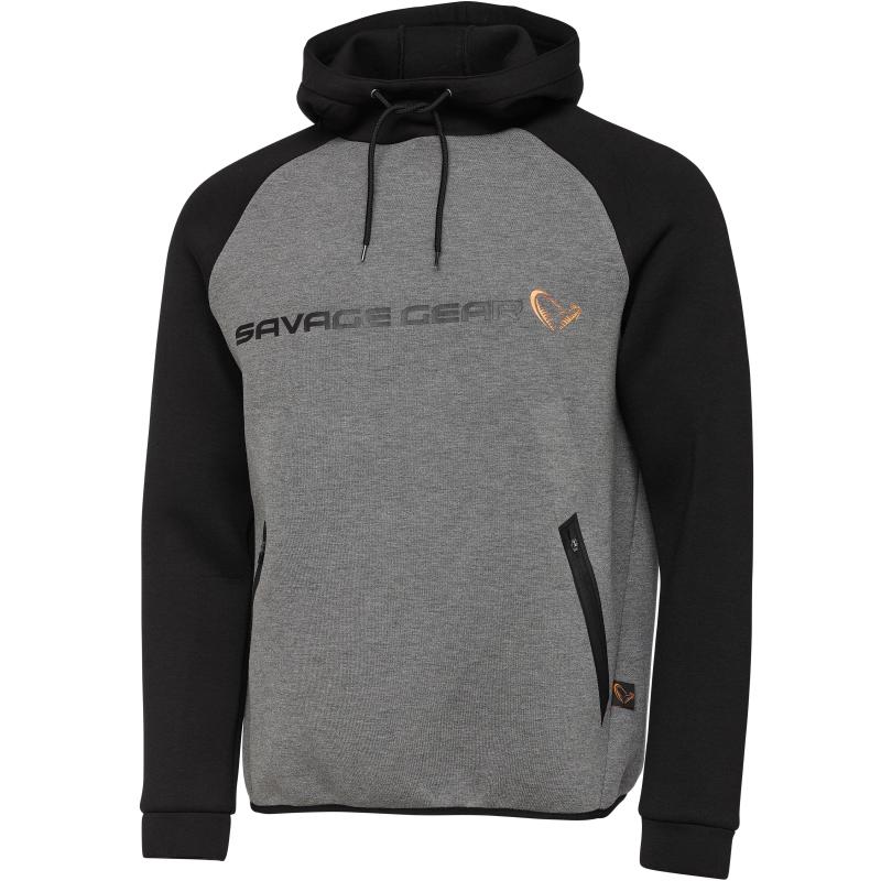 Savage Gear Tec-Foam Hoodie Xxl Dark Grey Melange
