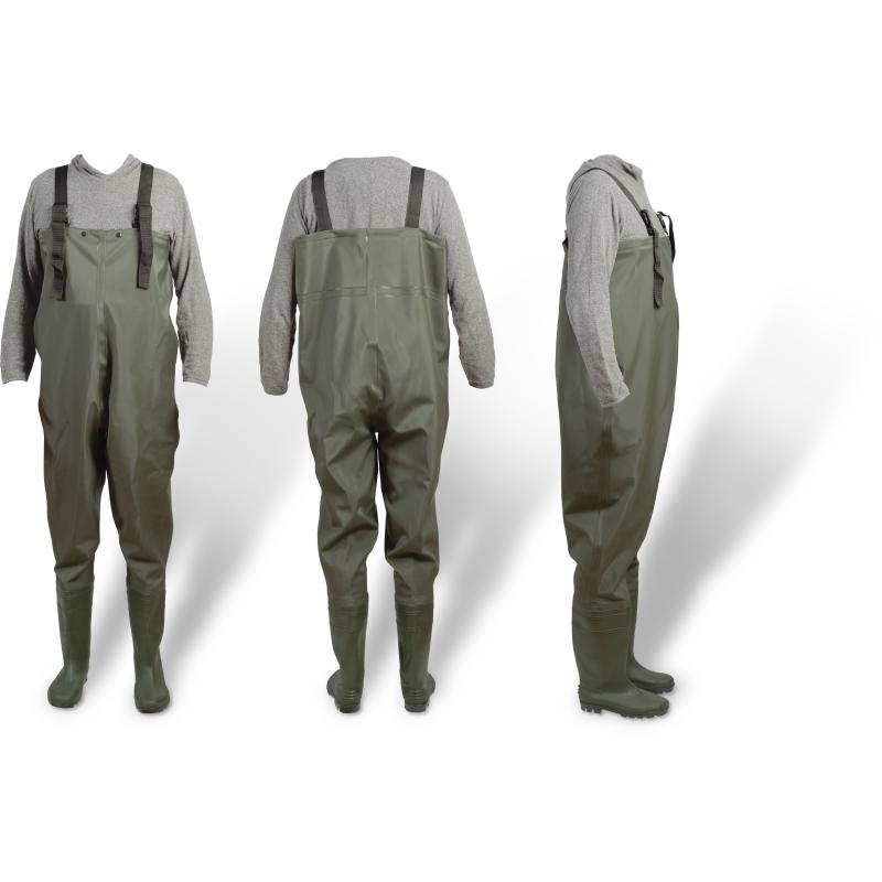Zebco PVC-Watstiefel #46/47 gr&uuml;n