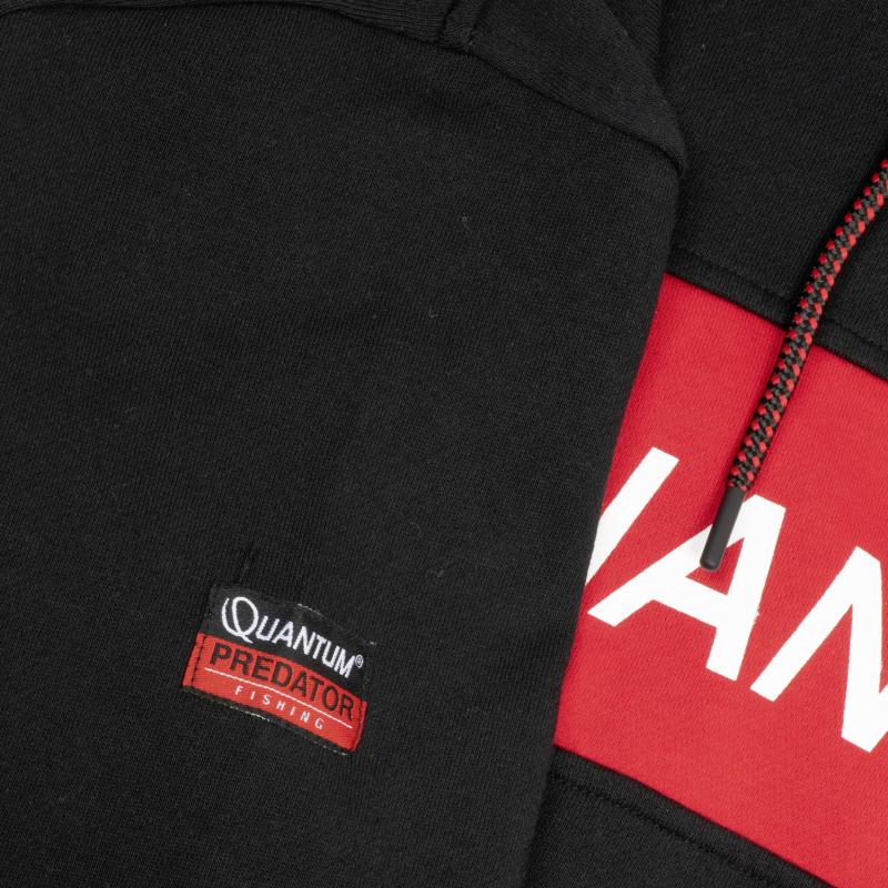 Quantum M Tournament Hoodie schwarz/rot