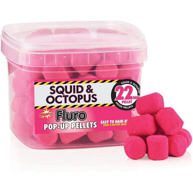 Dynamite Baits Fluro Pellet Squid&Octop. 22mm