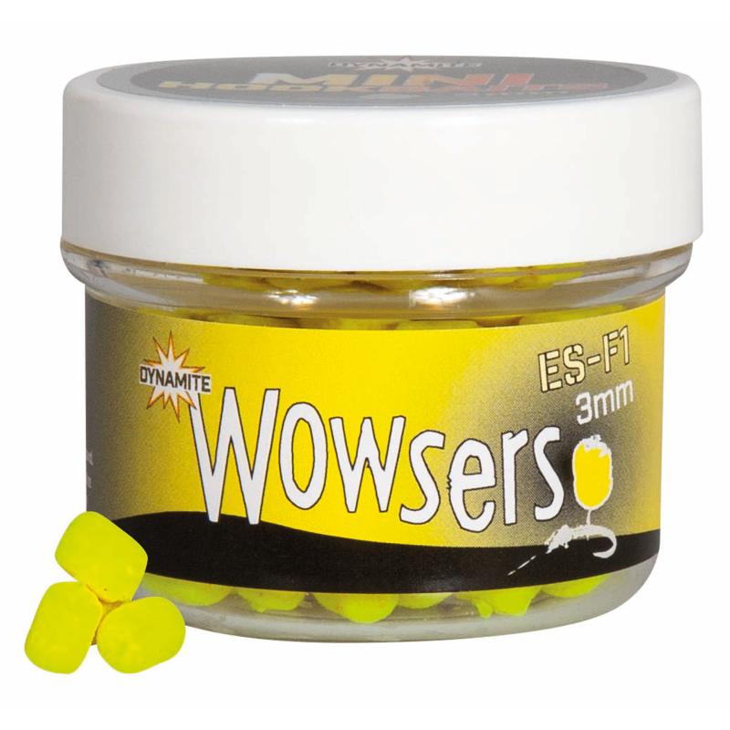 Dynamite Baits Wowsers Yellow Es-F1 3mm Mini Hookbaits