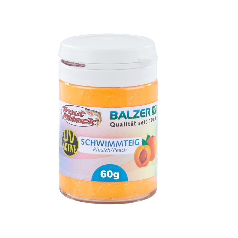 Balzer Trout Attack Forellenteig Pirsich orange UV-AKTIV
