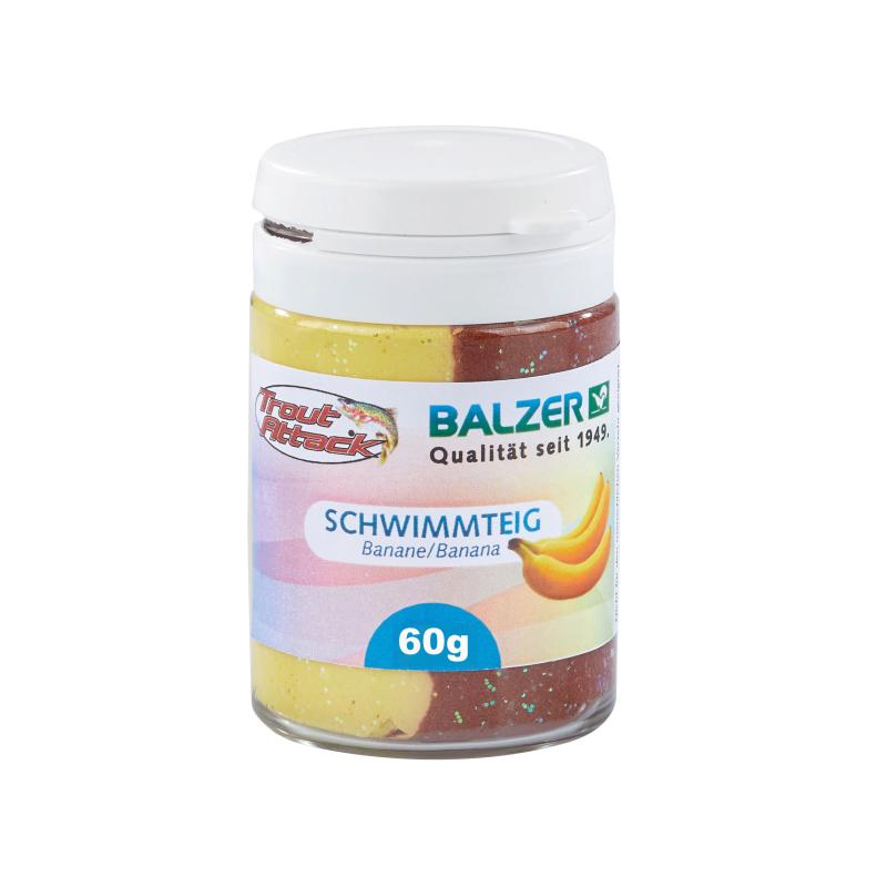 Balzer Trout Attack Forellenteig Banane gelb-braun