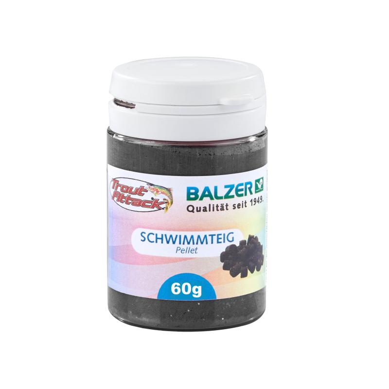 Balzer Trout Attack Forellenteig Pellet schwarz
