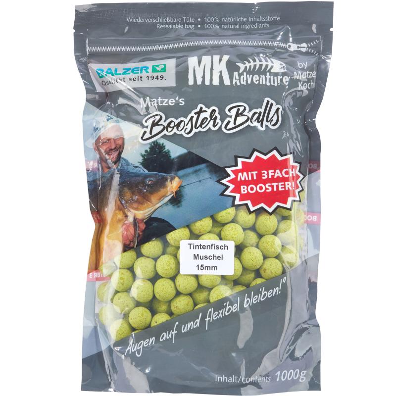 Produktbild Balzer MK Booster Balls 15mm Tintenfisch/Muschel