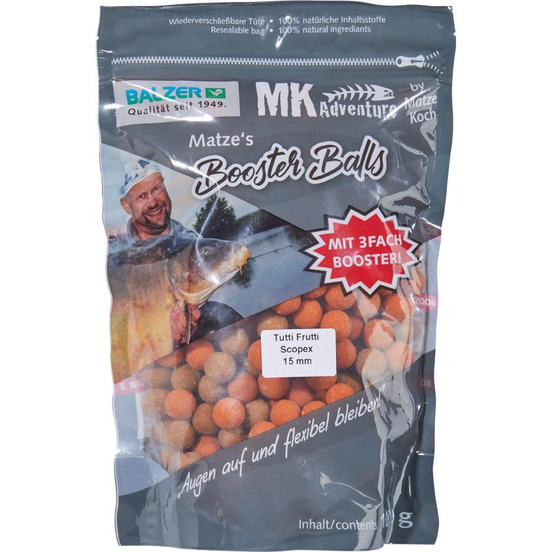 Balzer Matze Koch Booster Balls Boilies Tutti Frutti-Scopex 15mm
