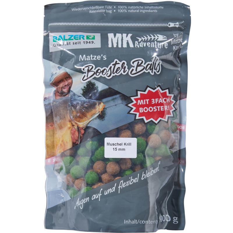 Balzer Matze Koch Booster Balls Boilies Muschel-Krill 15mm