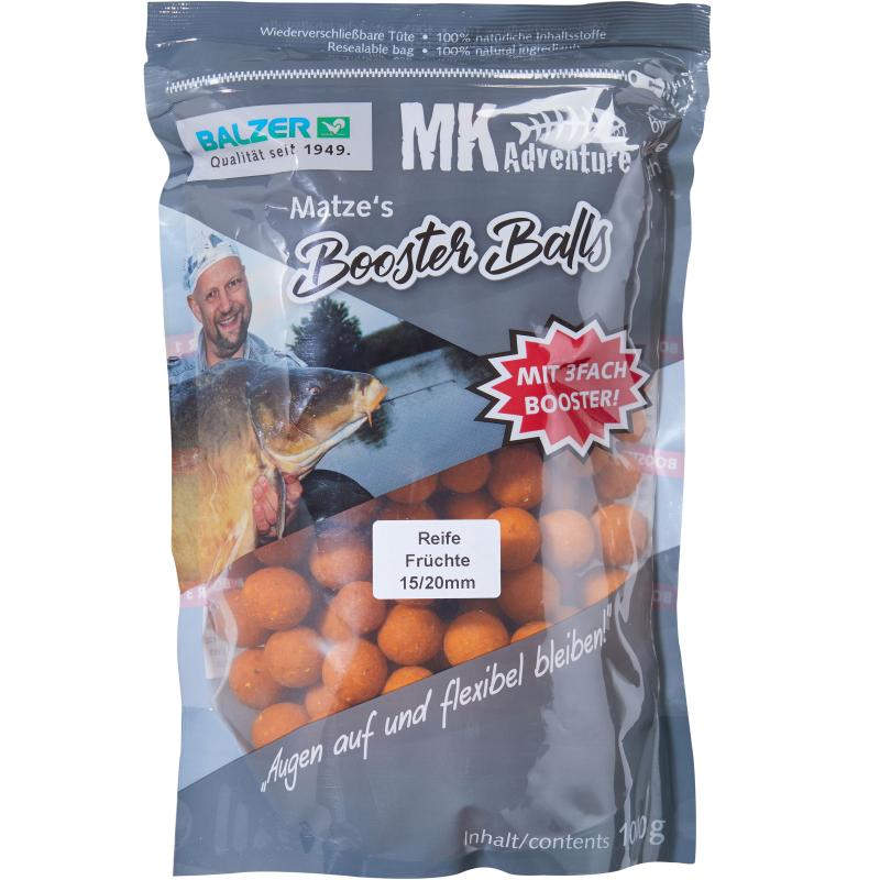 Balzer MK Booster Balls Reife Fr&uuml;chte orange 15 und 20mm 1kg