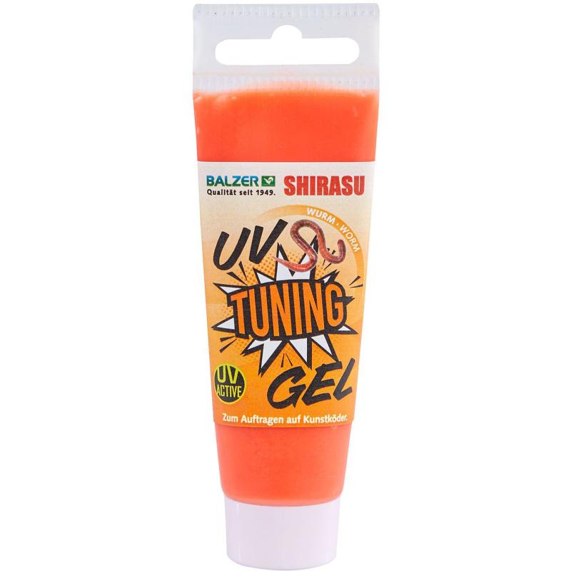 Balzer Shirasu UV Tuning Gel Wurm, orange