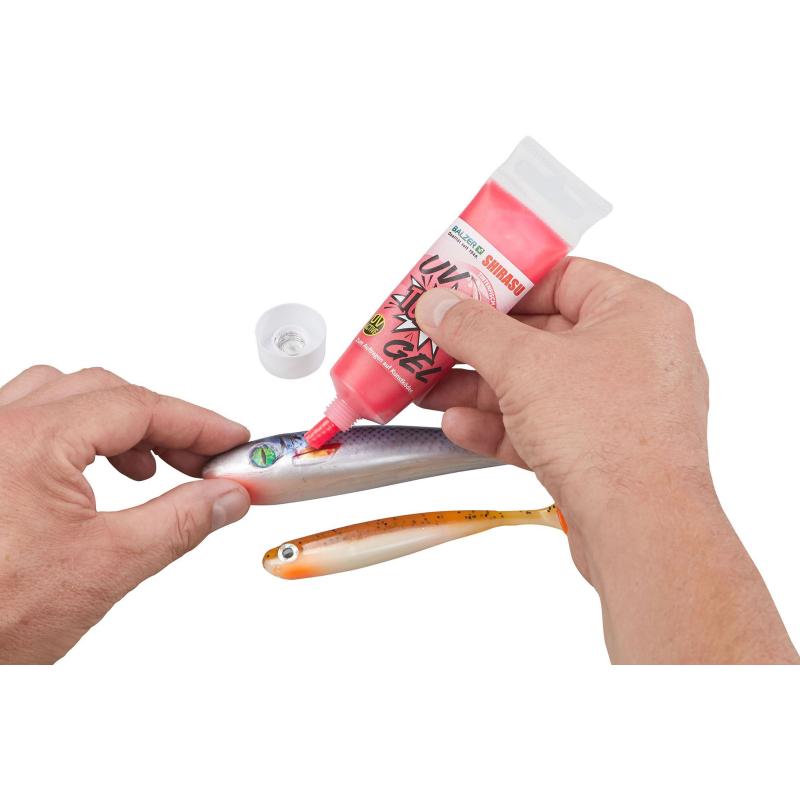 Balzer Shirasu UV Tuning Gel Wurm, orange