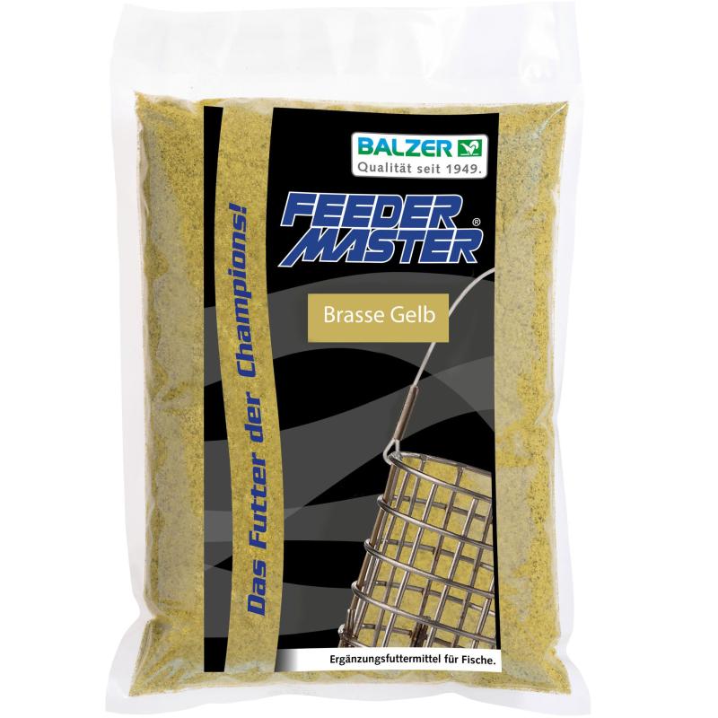 Balzer Feedermaster Futter 1kg Brasse gelb