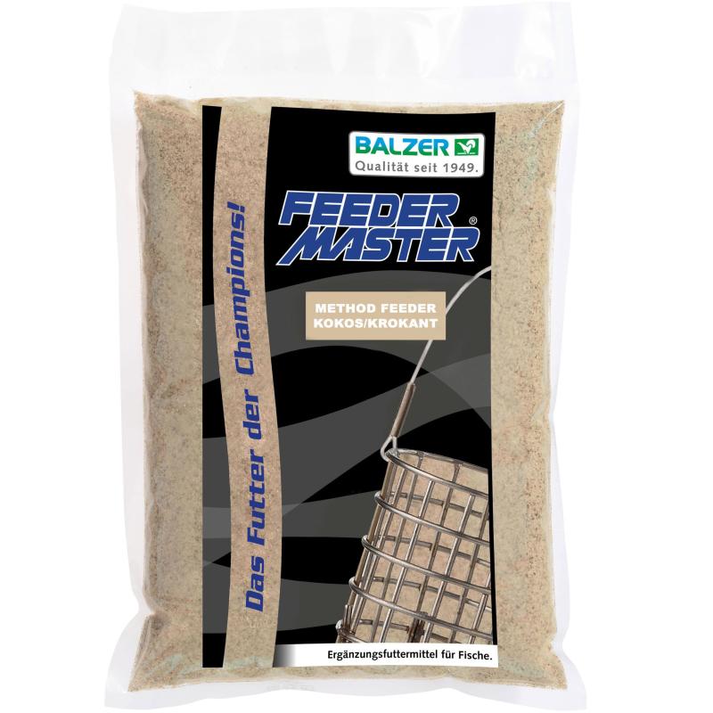 Balzer Feedermaster Futter 1kg Method Feeder Kokos/Krokant